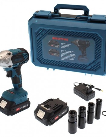 Bisutime 2σε1 Μπουλονόκλειδο παλμικό κατσαβίδι Μπαταρίας 48V 2x5Ah