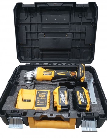 Γωνιακός τροχός 128Vf με μπαταρίες Li-Ion και δίσκο 125mm