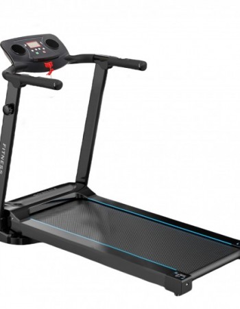 Διάδρομος γυμναστικής αναδιπλούμενος ηλεκτρικός 3.0hp σε μαύρο με οθόνη ένδειξης