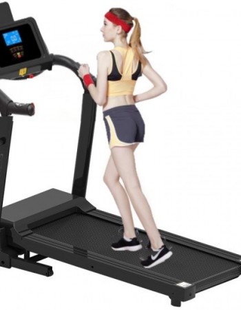 Διάδρομος γυμναστικής αναδιπλούμενος ηλεκτρικός 3.0hp σε μαύρο με οθόνη ένδειξης