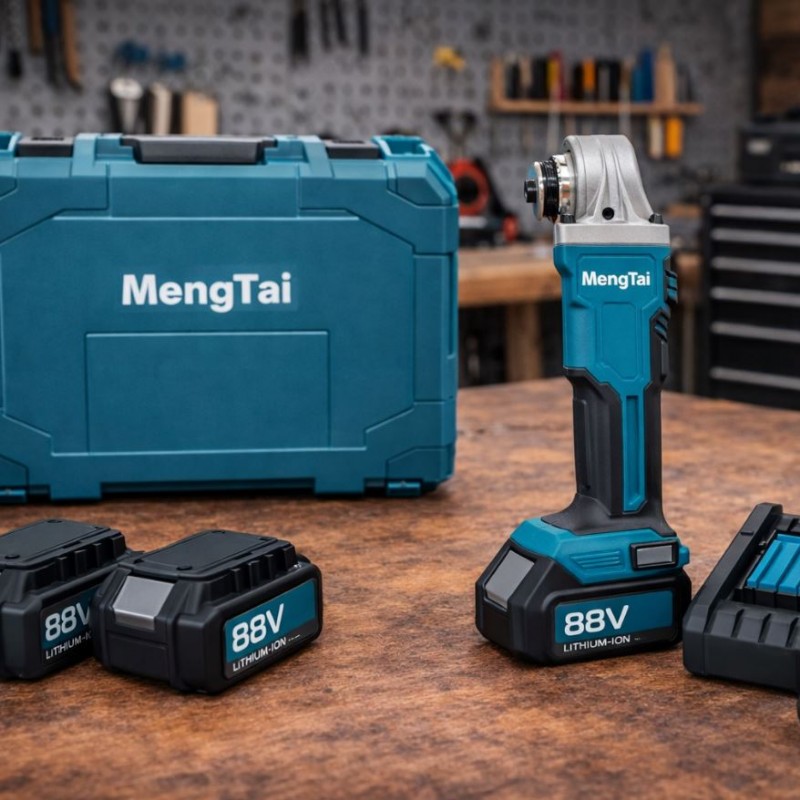 Γωνιακός τροχός 125mm 88Vf με 2 μπαταρίες