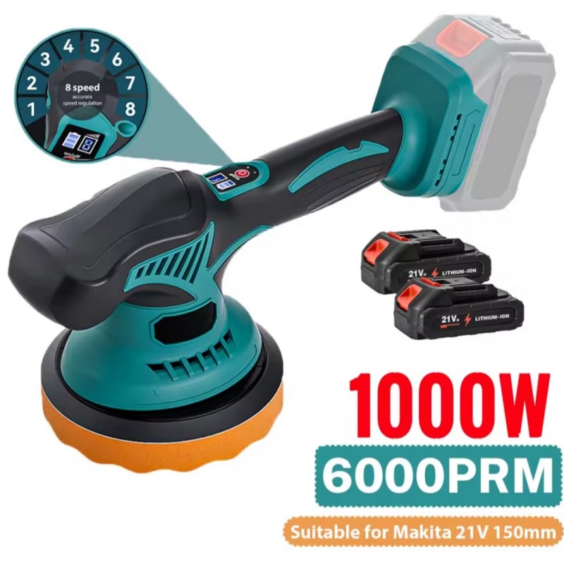 Τριβείο  1000W  επαναφορτιζόμενο λιθίου 125MM X2 ΜΠΑΤΑΡΙΕΣ 21V 2AH