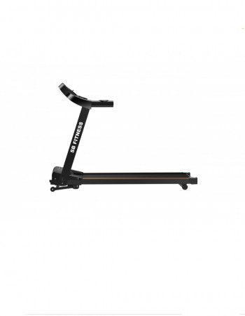 SB FITNESS Διάδρομος γυμναστικής αναδιπλούμενος ηλεκτρικός 3.0hp σε μαύρο με οθόνη ένδειξης