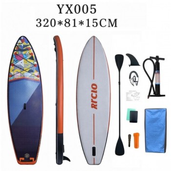 ΣΑΝΙΔΑ SUP MALL-NYX005 φουσκωτή με ΔΙΠΛΟ κουπί, αξεσουάρ και σακίδιο μεταφοράς, 320x81x15cm