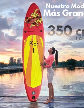 ΣΑΝΙΔΑ SUP MALL-YX002 ΦΟΥΣΚΩΤΗ ΜΕ ΔΙΠΛΟ ΚΟΥΠΙ, ΑΞΕΣΟΥΑΡ ΚΑΙ ΣΑΚΙΔΙΟ ΜΕΤΑΦΟΡΑΣ, 350X83X15CM