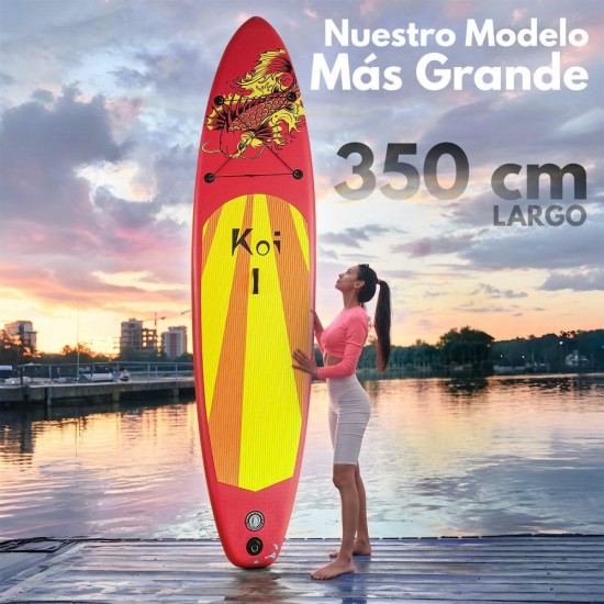 ΣΑΝΙΔΑ SUP MALL-YX002 ΦΟΥΣΚΩΤΗ ΜΕ ΔΙΠΛΟ ΚΟΥΠΙ, ΑΞΕΣΟΥΑΡ ΚΑΙ ΣΑΚΙΔΙΟ ΜΕΤΑΦΟΡΑΣ, 350X83X15CM