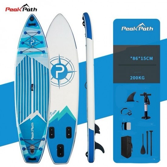 ΣΑΝΙΔΑ SUP MALL-RY012 ΦΟΥΣΚΩΤΗ ΜΕ ΔΙΠΛΟ ΚΟΥΠΙ, ΑΞΕΣΟΥΑΡ ΚΑΙ ΣΑΚΙΔΙΟ ΜΕΤΑΦΟΡΑΣ, 335X86X15CM