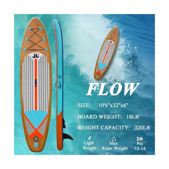 ΣΑΝΙΔΑ SUP MALL-RY014 ΦΟΥΣΚΩΤΗ ΜΕ ΔΙΠΛΟ ΚΟΥΠΙ, ΑΞΕΣΟΥΑΡ ΚΑΙ ΣΑΚΙΔΙΟ ΜΕΤΑΦΟΡΑΣ, 320X81X15CM