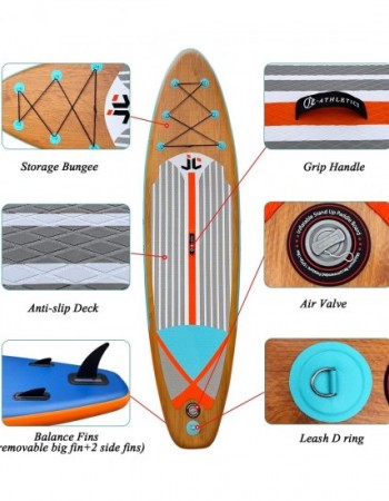 ΣΑΝΙΔΑ SUP MALL-RY014 ΦΟΥΣΚΩΤΗ ΜΕ ΔΙΠΛΟ ΚΟΥΠΙ, ΑΞΕΣΟΥΑΡ ΚΑΙ ΣΑΚΙΔΙΟ ΜΕΤΑΦΟΡΑΣ, 320X81X15CM