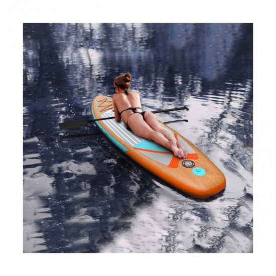 ΣΑΝΙΔΑ SUP MALL-RY014 ΦΟΥΣΚΩΤΗ ΜΕ ΔΙΠΛΟ ΚΟΥΠΙ, ΑΞΕΣΟΥΑΡ ΚΑΙ ΣΑΚΙΔΙΟ ΜΕΤΑΦΟΡΑΣ, 320X81X15CM