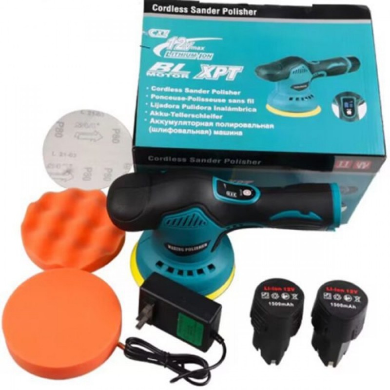 Επαναφορτιζόμενος αλοιφαδόρος 280W με δίσκο 150mm και ταχύτητες έως 5500rpm