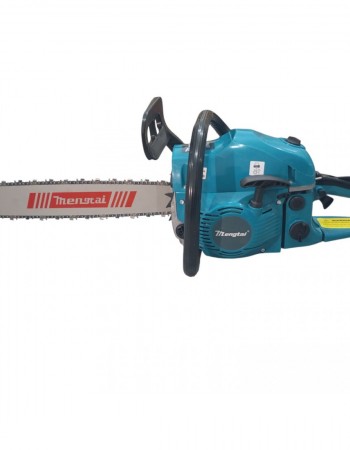 Βενζινοκίνητο αλυσοπρίονο 58cc με λάμα 55cm, ιδανικό για κοπή καυσόξυλων και ξύλων.