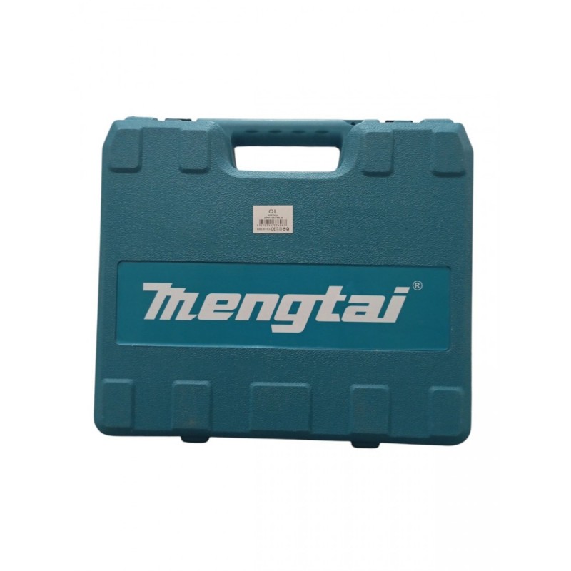 Πλήρες σετ δραπανοκατσάβιδου Mengtai με 2 μπαταρίες λιθίου, φορτιστή και βαλίτσα.