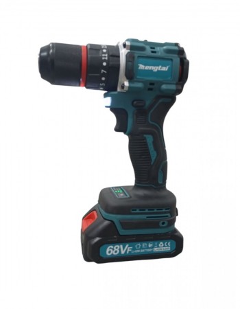 Πλήρες σετ δραπανοκατσάβιδου Mengtai με 2 μπαταρίες λιθίου, φορτιστή και βαλίτσα.