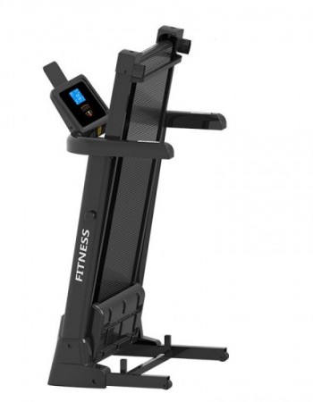 Διάδρομος γυμναστικής αναδιπλούμενος ηλεκτρικός 3.0hp σε μαύρο με οθόνη ένδειξης