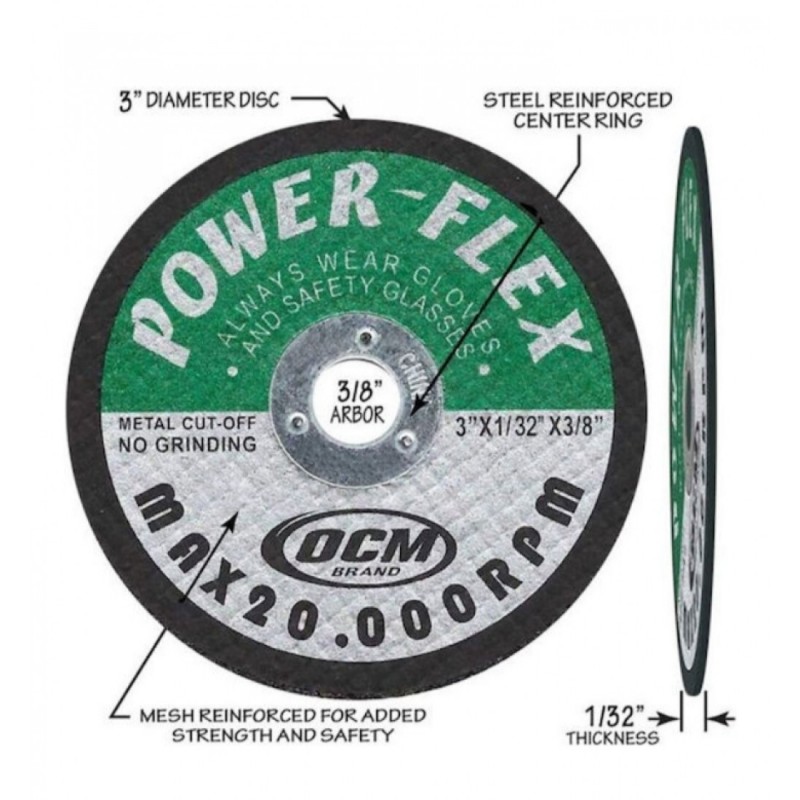 5 Τεμάχια Τροχό Δίσκος Κοπής Μετάλλου 76mm