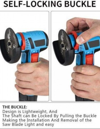 Γωνιακός Τροχός Μπαταρίας λείανσης 76mm – Στίλβωσης 12V 19500rpm ΜΕ 2 Μπαταρίες