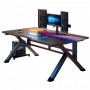 Γραφείο GAMING RGB και μεταλλικά πόδια 120x60x76