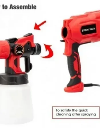 Πλήρες σετ πιστολιού βαφής με αξεσουάρ