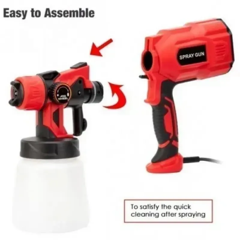 Πλήρες σετ πιστολιού βαφής με αξεσουάρ