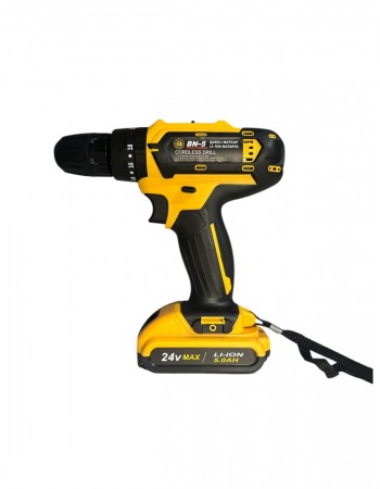 Κρουστικό κατσαβίδι-τρυπάνι 24V BN-5 με μπαταρία 5000mAh και ροπή 55 Nm