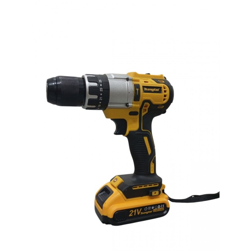 Δραπανοκατσάβιδο μπαταρίας 21V Li-Ion με ροπή 55Nm και μπαταρία 3000mAh