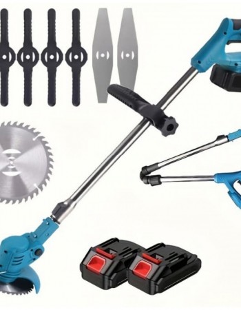 Θαμνοκοπτικό επαναφορτιζόμενο τηλεσκοπικό 24v με δίσκο