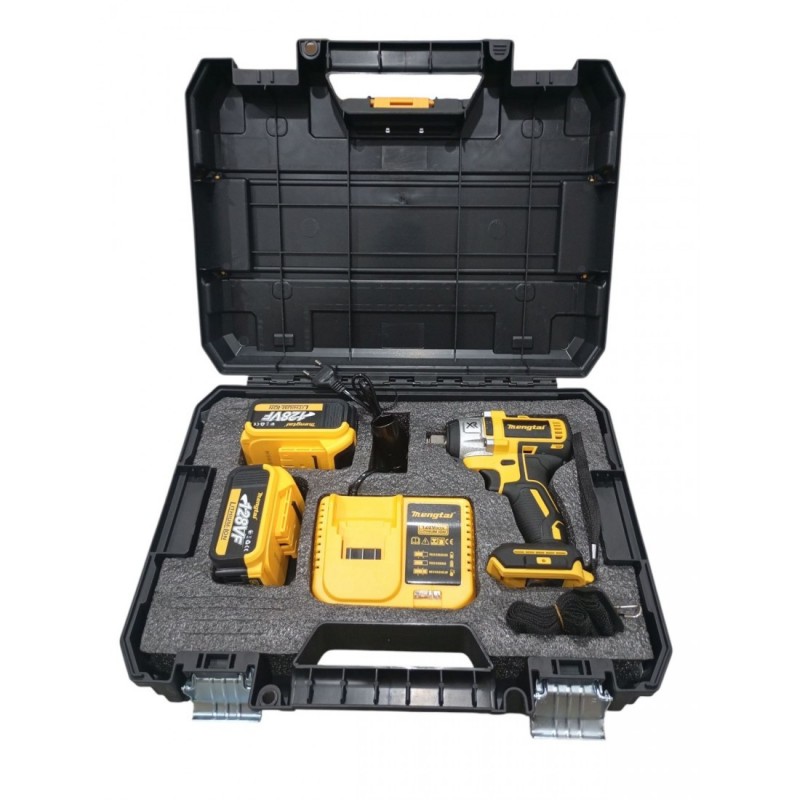 Μπουλονοκλειδί-Παλμικό Mengtai 128VF με 2 μπαταρίες Li-Ion και ροπή 620Nm