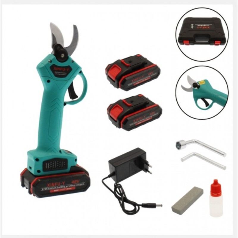 Επαναφορτιζόμενο ψαλίδι κλαδέματος μπαταρίας 48V για κοπή έως 30mm