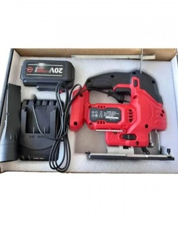 Σέγα Μπαταρίας 20V - 4Ah Με Φορτιστή Βαλιτσάκι Powfit Battery Jig Saw