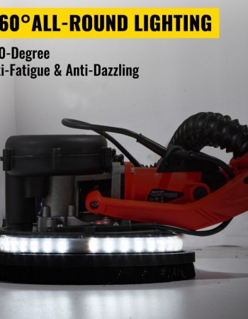 Τριβείο BORSTAIN 850W, τηλεσκοπικό με ενσωματωμένο φως LED και σακούλα αναρρόφησης