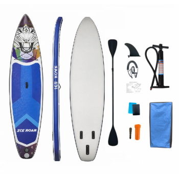 ΣΑΝΙΔΑ SUP MALL-YX015 ΦΟΥΣΚΩΤΗ ΜΕ ΔΙΠΛΟ ΚΟΥΠΙ, ΑΞΕΣΟΥΑΡ ΚΑΙ ΣΑΚΙΔΙΟ ΜΕΤΑΦΟΡΑΣ, 350X83X15CM